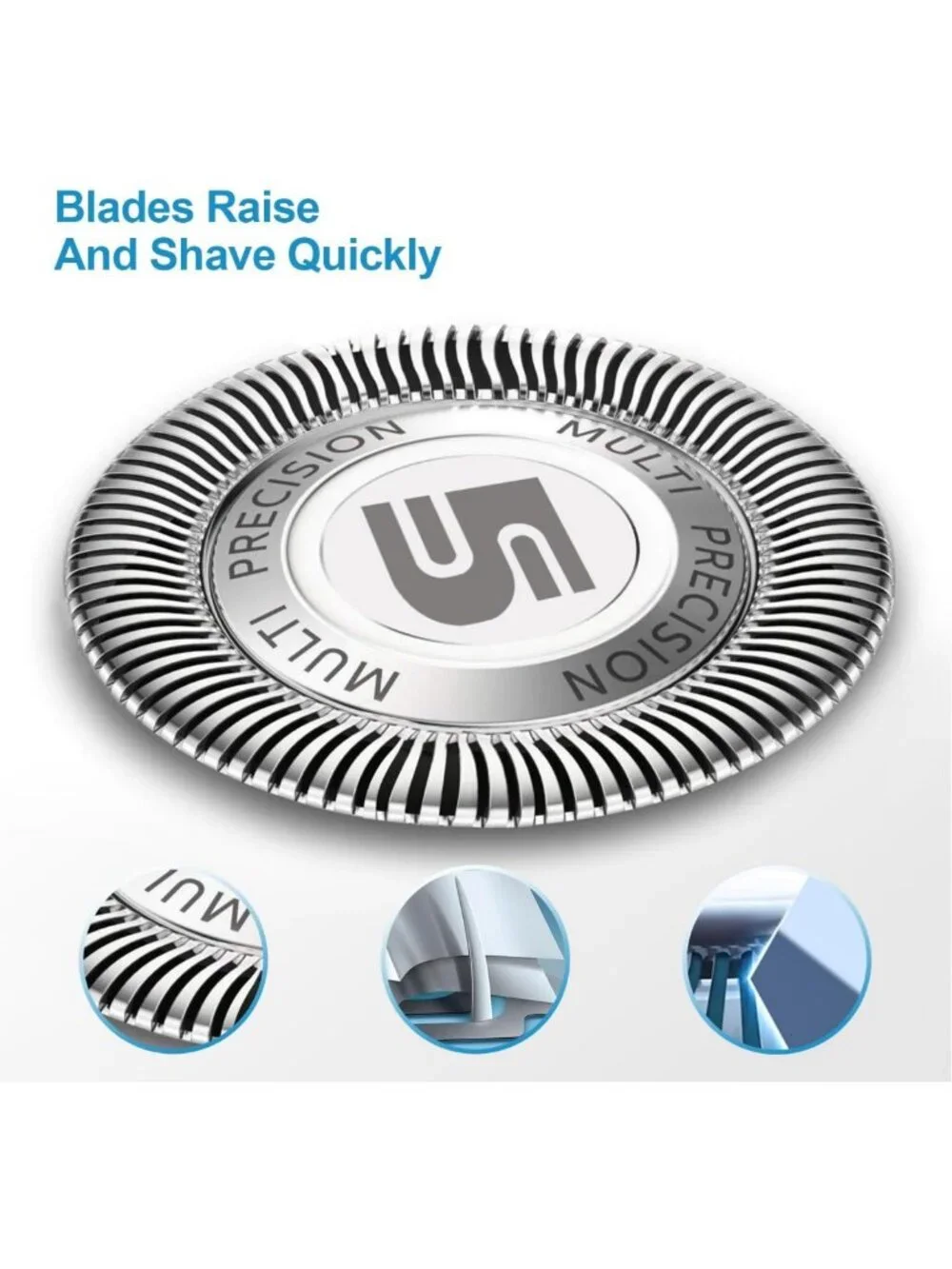 Replacement Shaver Heads for Philips AquaTouch & PowerTouch - 9 Pack, Compatible
